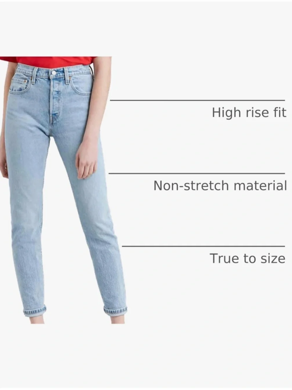 Levi's Women's Premium 501 Skinny Jeans